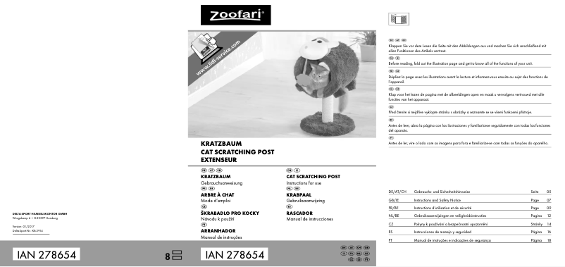 Página 1 del manual Manual de usuario Zoofari IAN 278654
