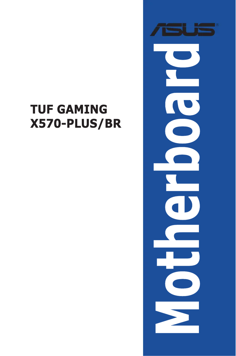 Image de la première page du manuel de l'appareil TUF Gaming X570-PLUS/BR