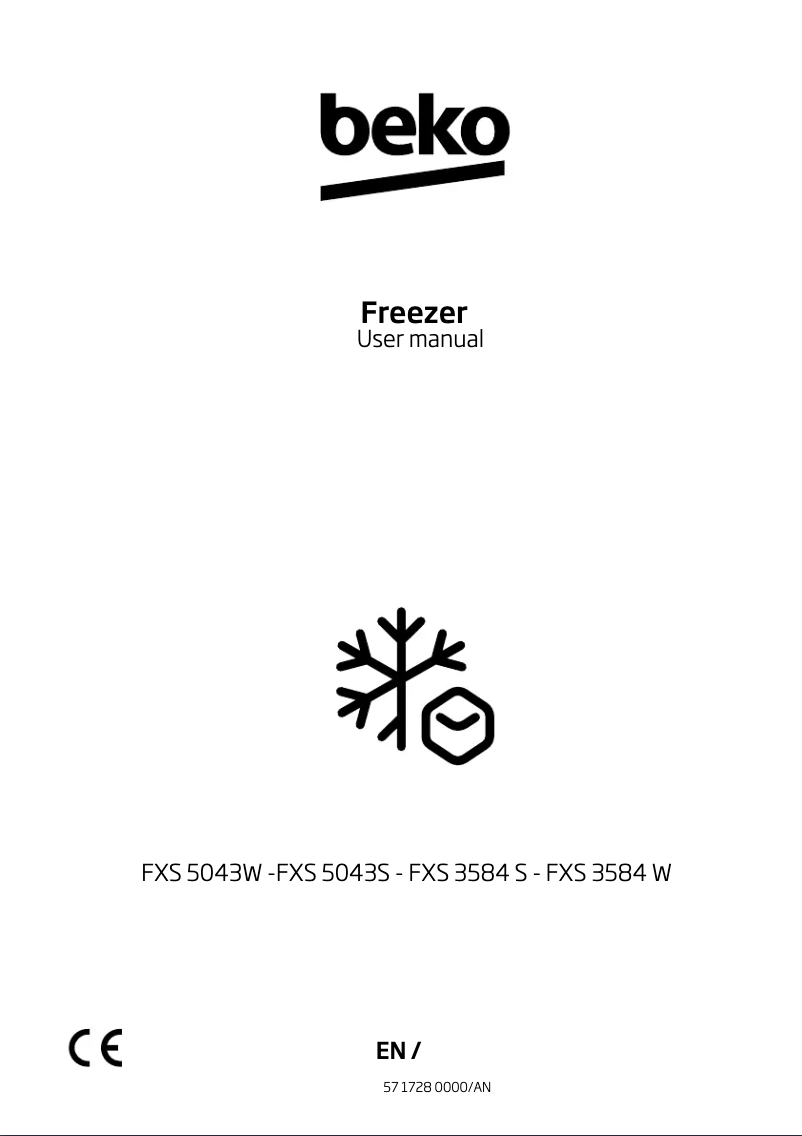 Page n°1 - Manuel utilisateur Beko FXS3584W