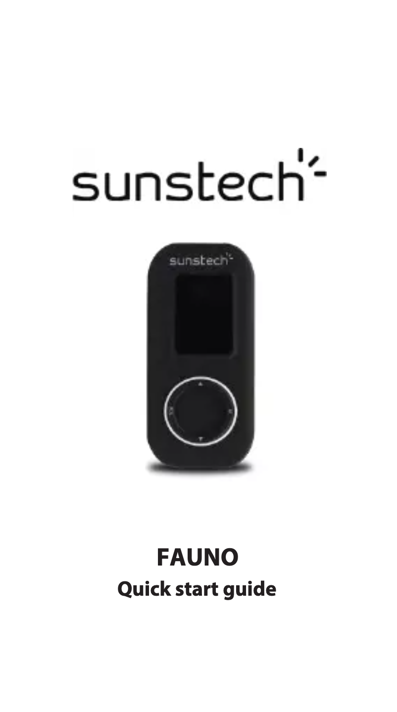 Page 1 de la notice Manuel utilisateur Sunstech Fauno