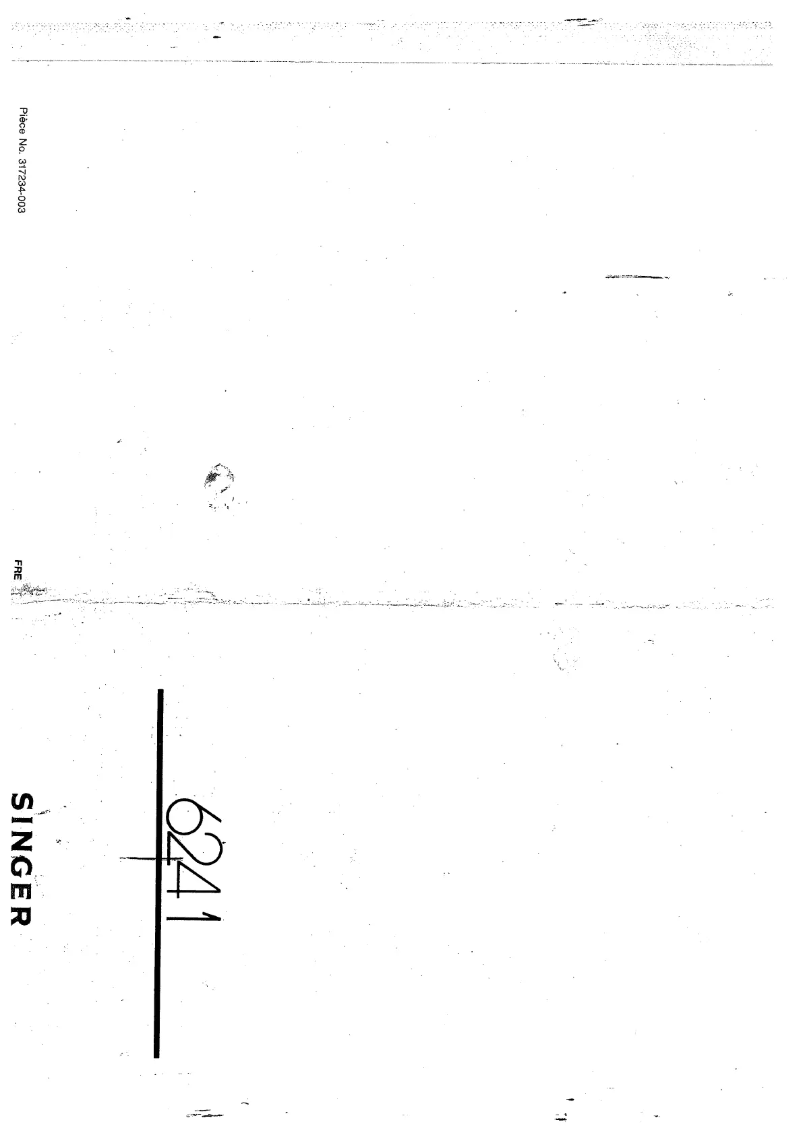 Página 1 del manual Manual de usuario Singer Cocktail 6241