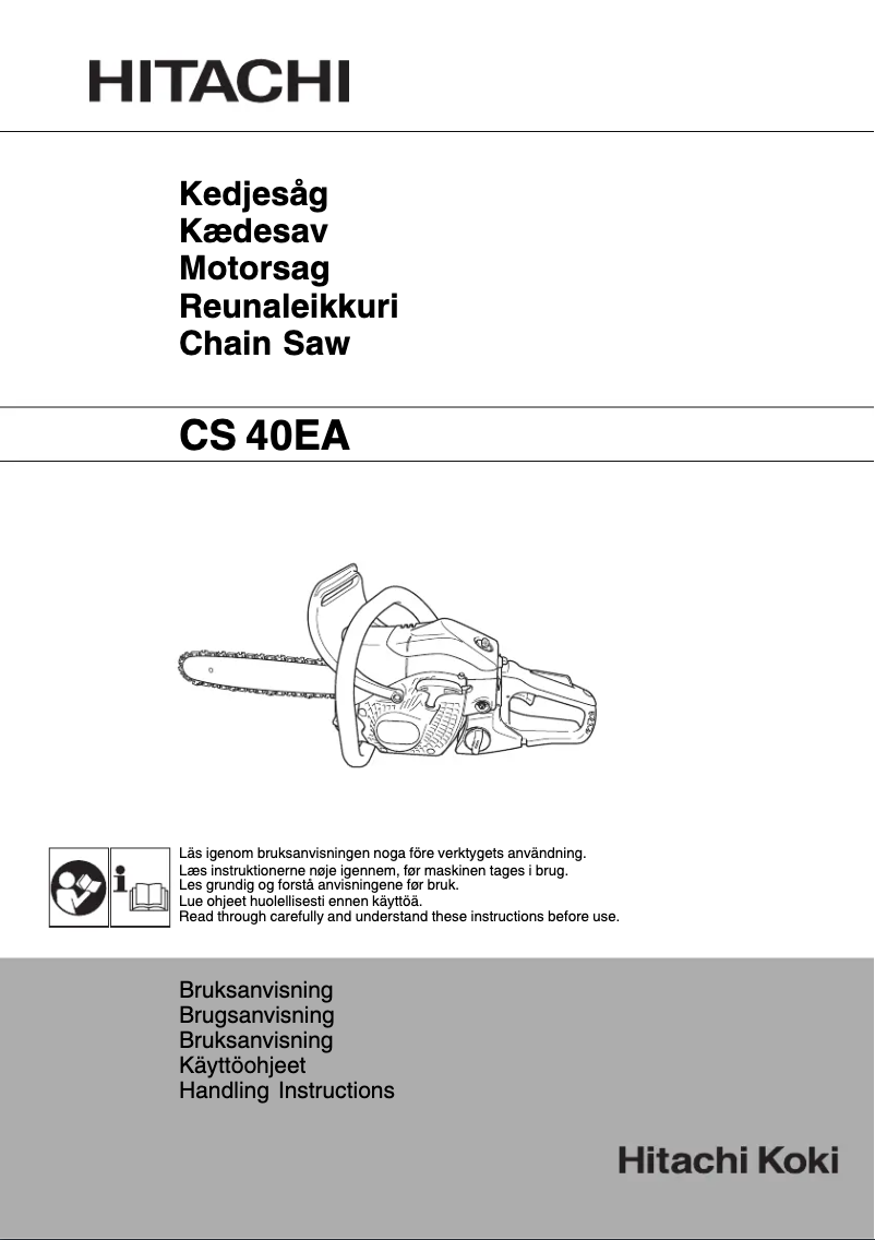 Image de la première page du manuel de l'appareil CS 40EA