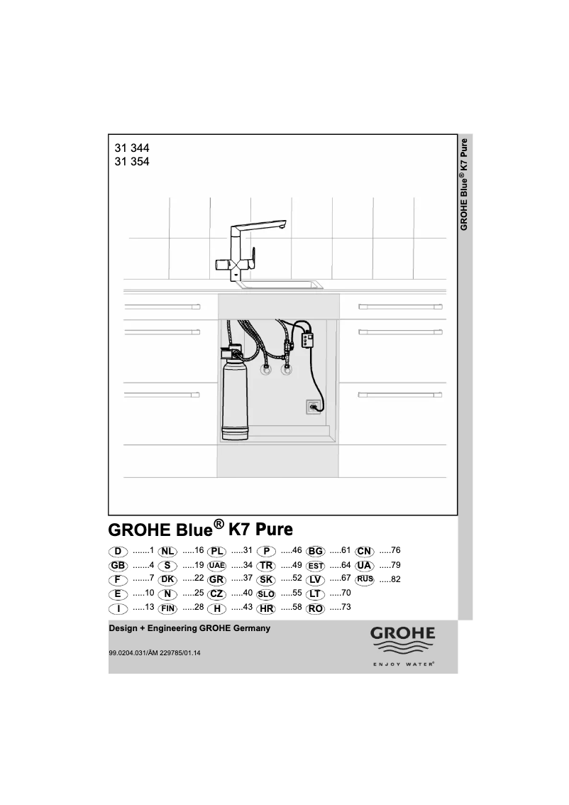 Page n°1 - Manuel utilisateur Grohe 31344DC1