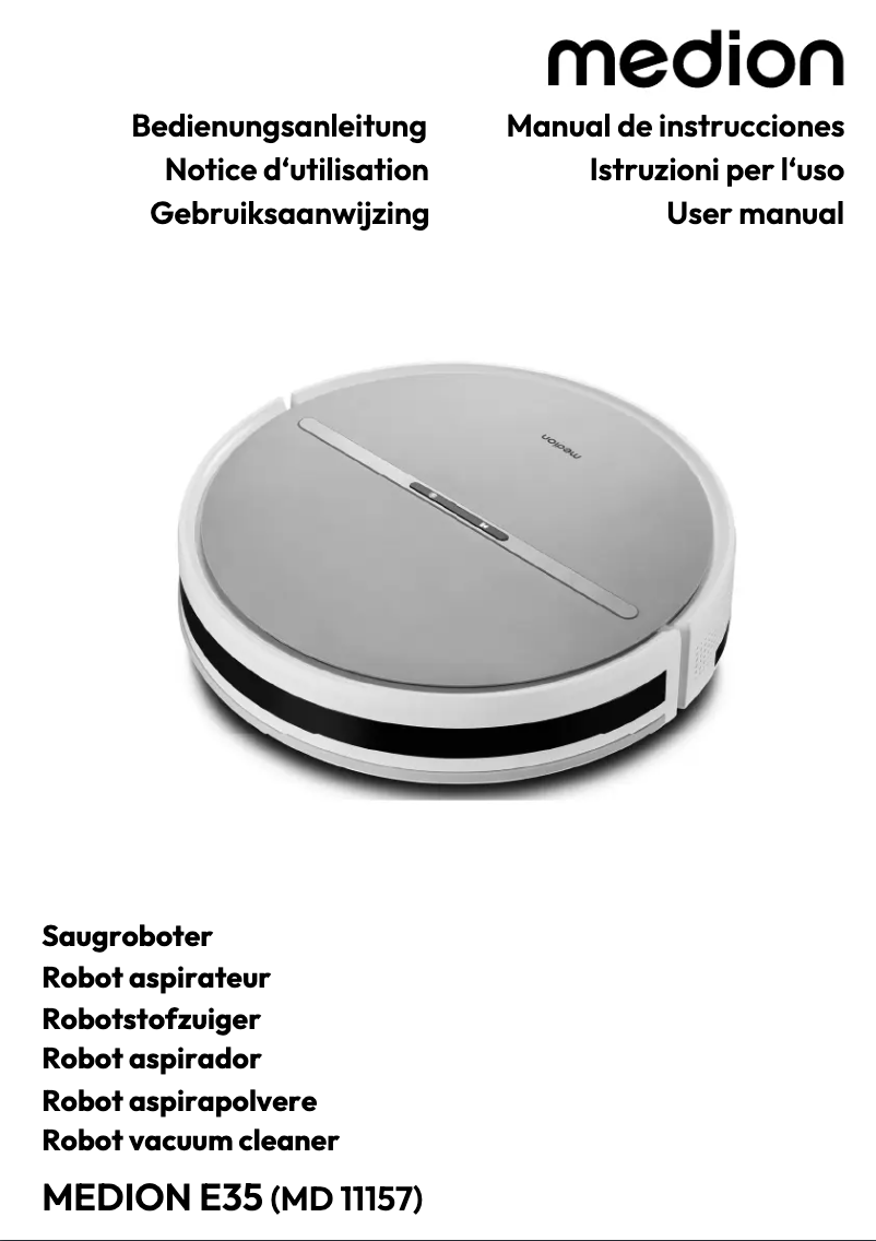 Image de la première page du manuel de l'appareil E35 (MD 11157)