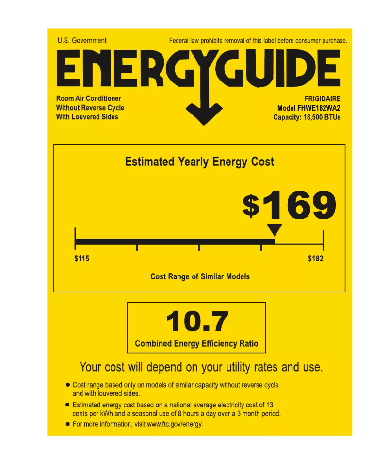 Image de la première page du manuel de l'appareil FHWE182WA2