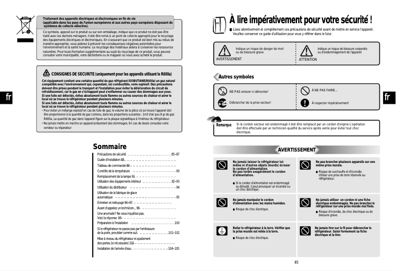 Page 1 de la notice Manuel utilisateur M-System BIG-D