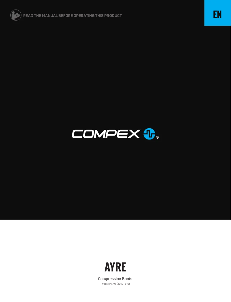 Page 1 de la notice Manuel utilisateur Compex Ayre