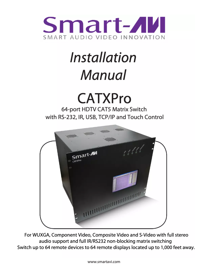 Image de la première page du manuel de l'appareil CSWX32X32S