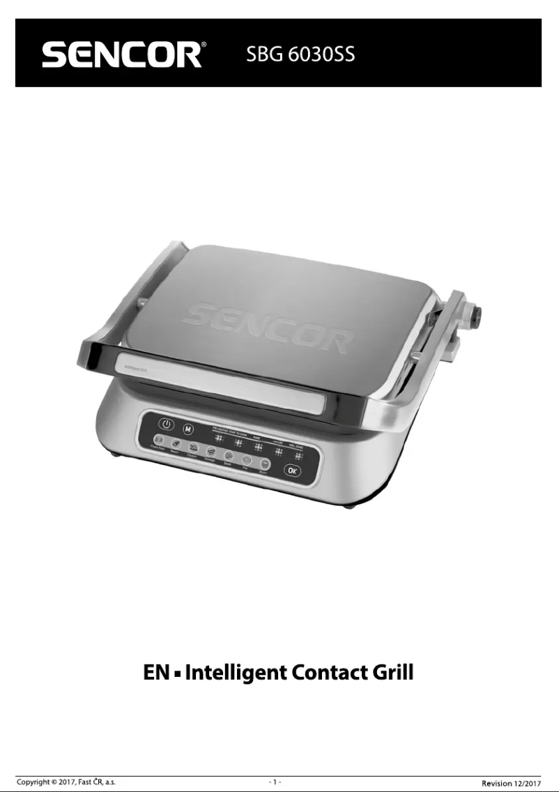 Page n°1 - Manuel utilisateur Sencor SBG 6030SS