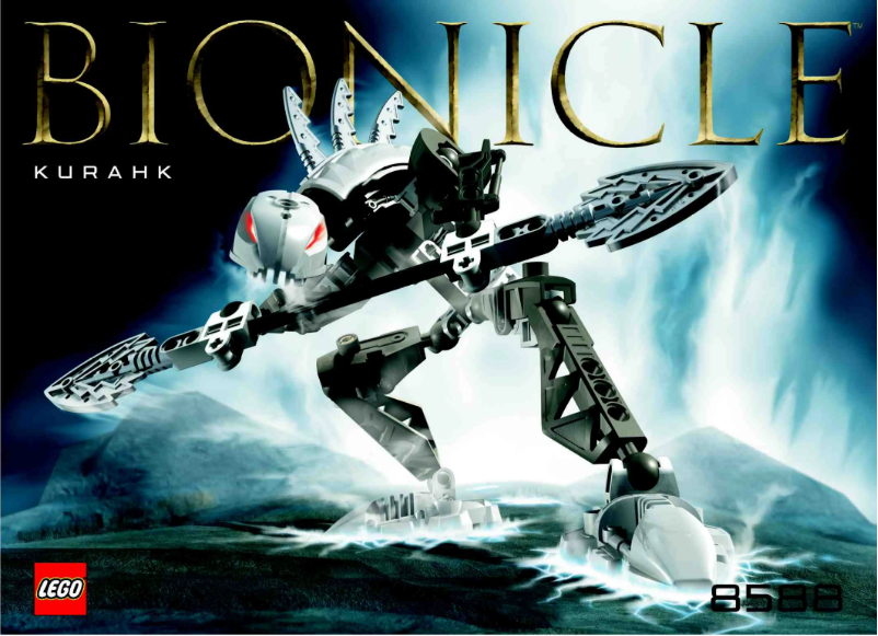 Page 1 de la notice Manuel utilisateur Lego Bionicle 8588