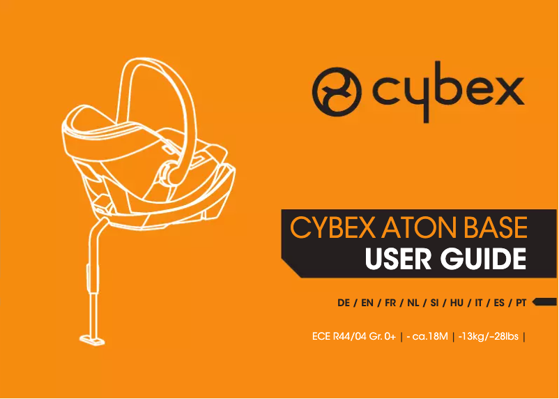 Page 1 de la notice Manuel utilisateur Cybex ATON Base