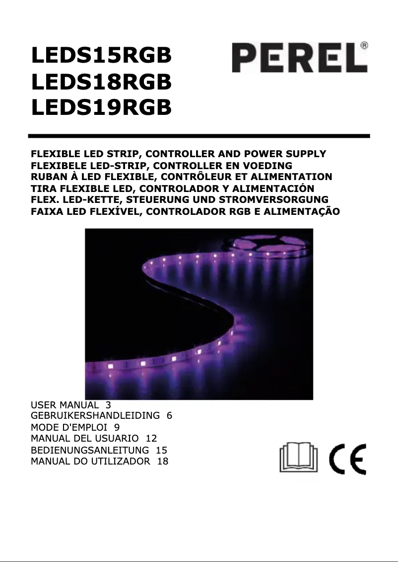 Image de la première page du manuel de l'appareil LEDS19RGB