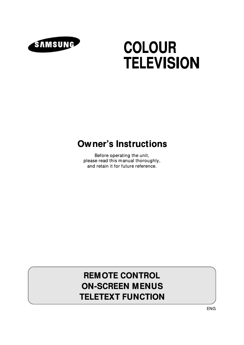 Page n°1 - Manuel utilisateur Samsung WS-28M64N