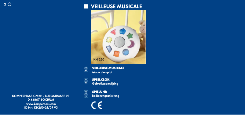 Image de la première page du manuel de l'appareil KH 250