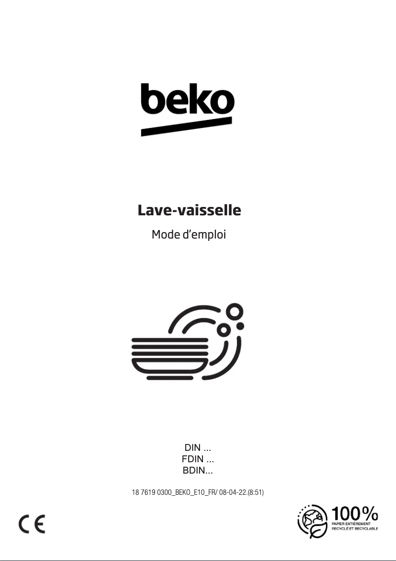 Page n°1 - Manuel utilisateur Beko DIN35320