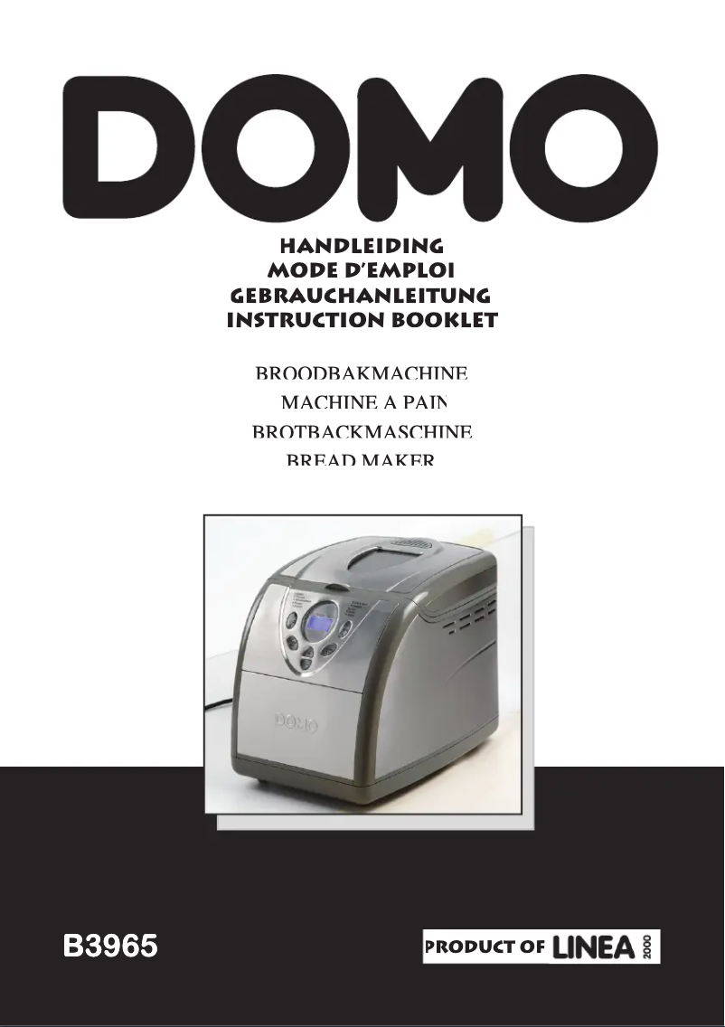 Image de la première page du manuel de l'appareil B3965