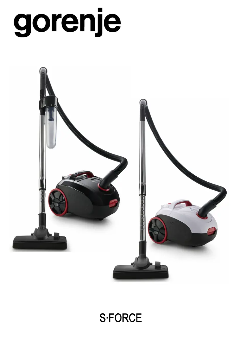 Page n°1 - Manuel utilisateur Gorenje S-Force