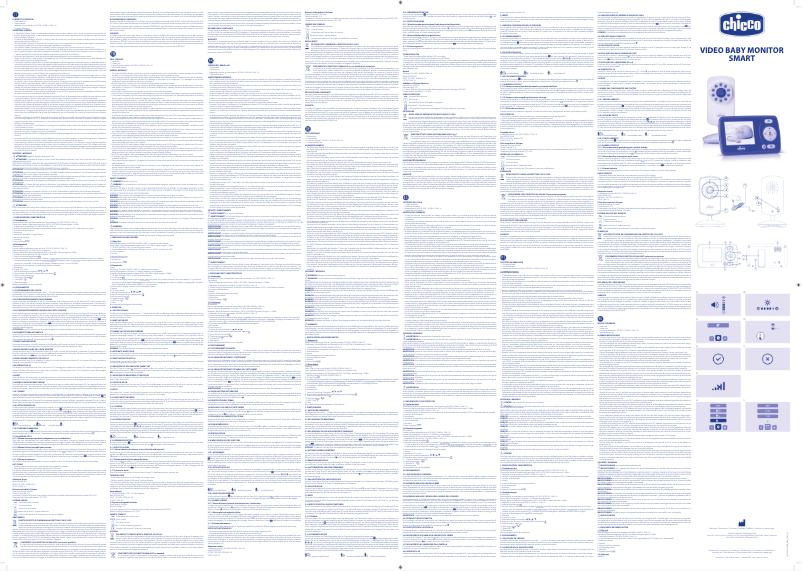 Page 1 de la notice Manuel utilisateur Chicco Video Baby Monitor Smart