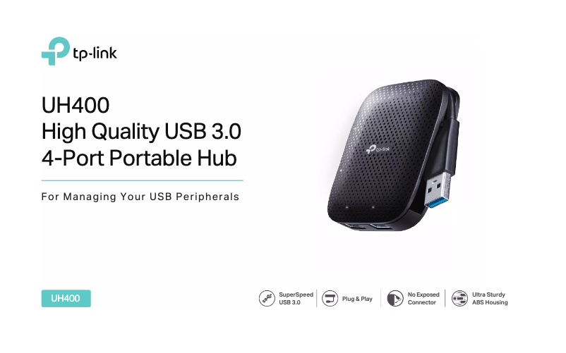 Page 1 de la notice Fiche technique TP-Link UH400