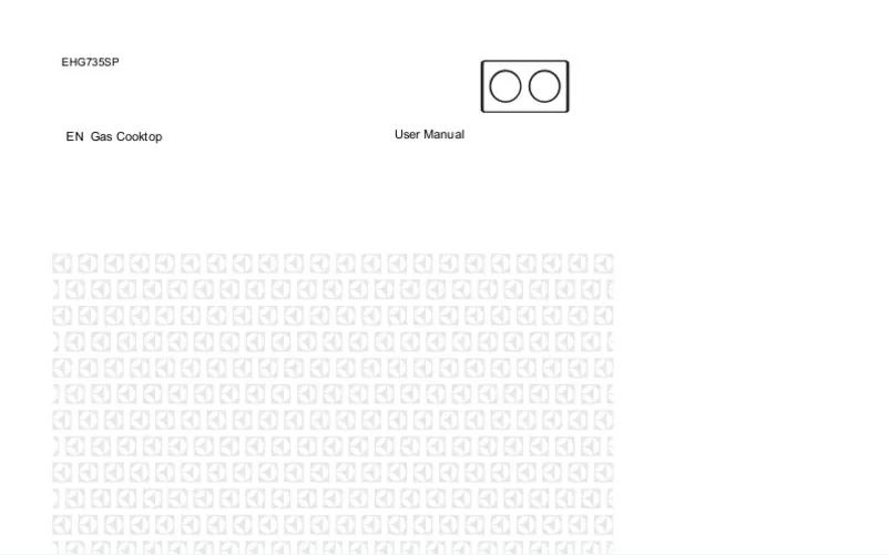 Page 1 de la notice Manuel utilisateur Electrolux EHG735SP