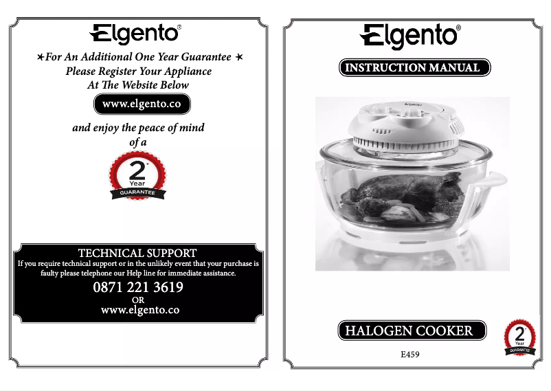 Page 1 de la notice Manuel utilisateur Elgento E459