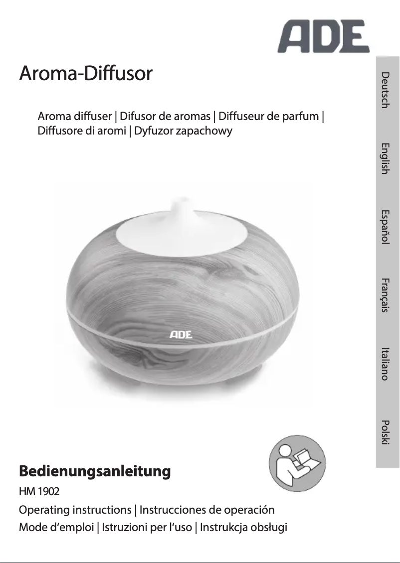 Page n°1 - Manuel utilisateur ADE HM 1902