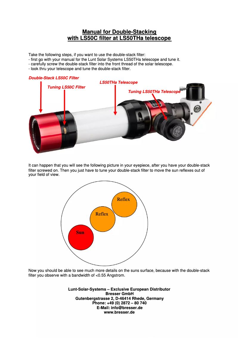 Image de la première page du manuel de l'appareil LS50C