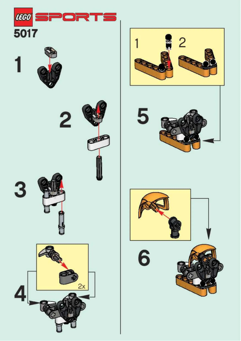 Page n°1 - Manuel utilisateur Lego HOCHEY HEADSHOX