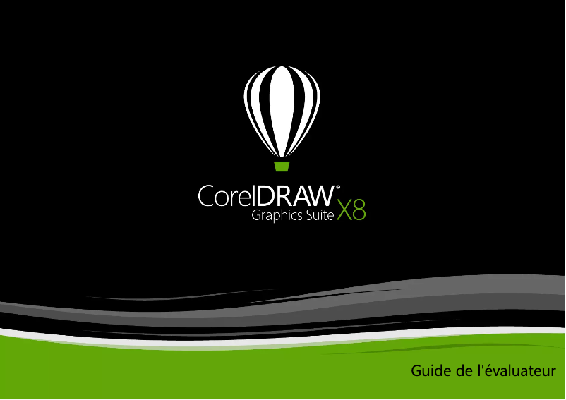 Page 1 de la notice Manuel utilisateur Corel CorelDRAW Graphics Suite X8