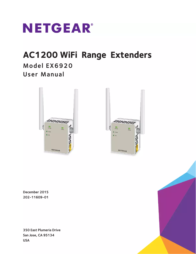 Page n°1 - Manuel utilisateur Netgear EX6920