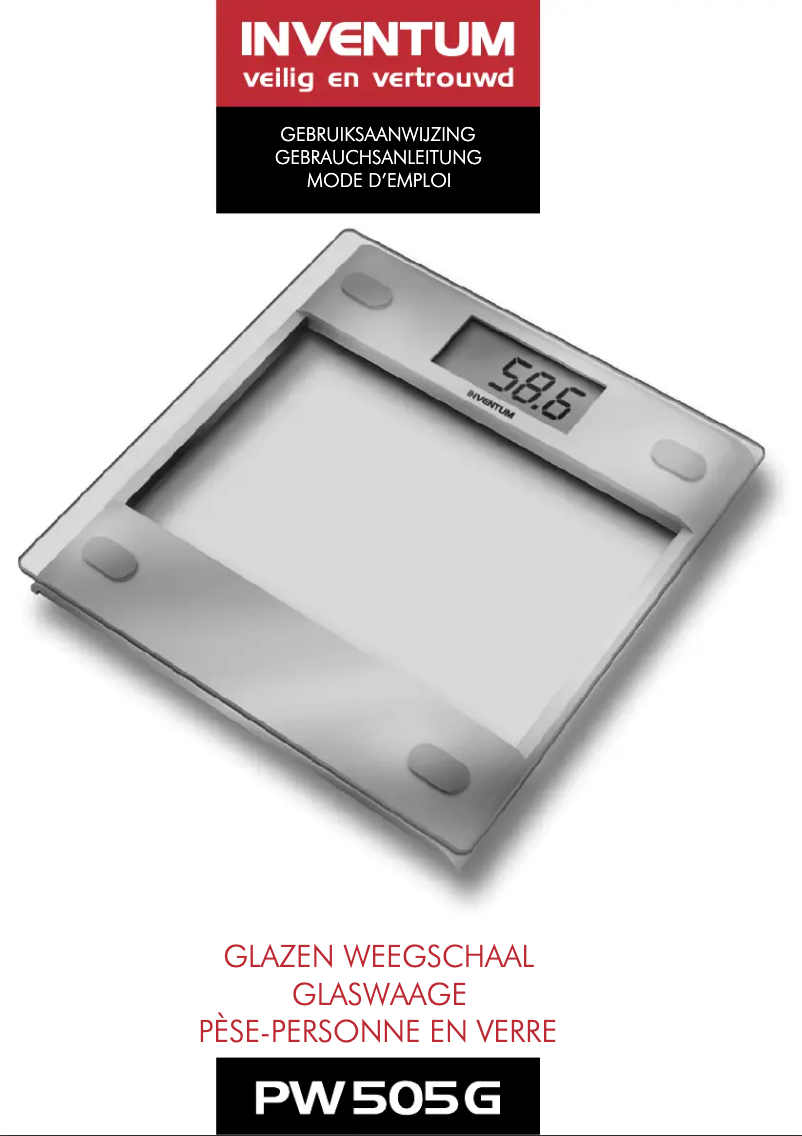 Page n°1 - Manuel utilisateur Inventum PW505G