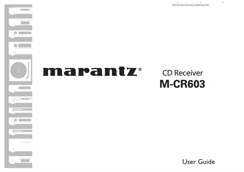 Page 1 de la notice Manuel utilisateur Marantz Melody Media MCR603