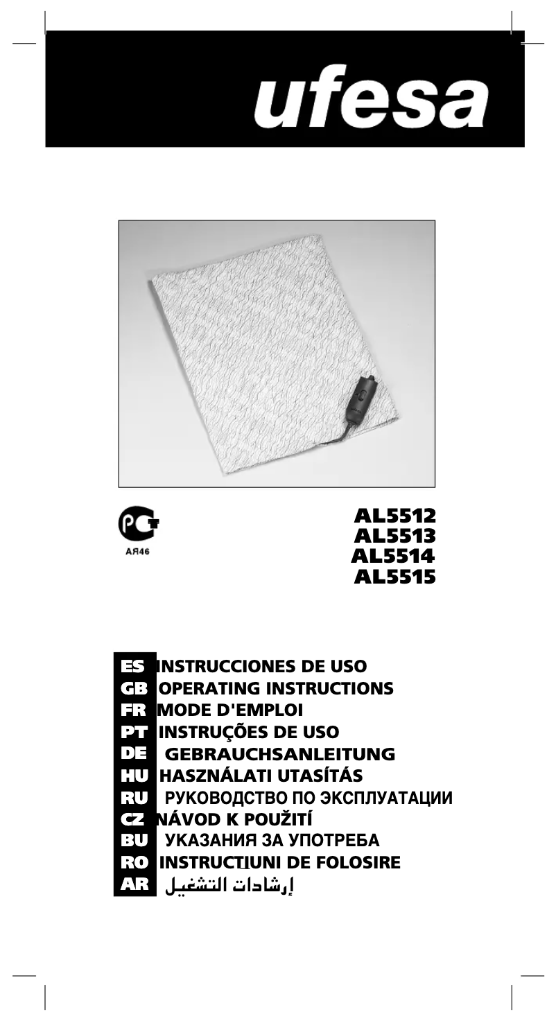 Página 1 del manual Manual de usuario Ufesa AL5512