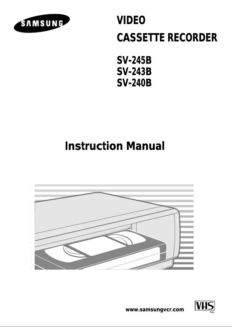 Image de la première page du manuel de l'appareil SV-243B