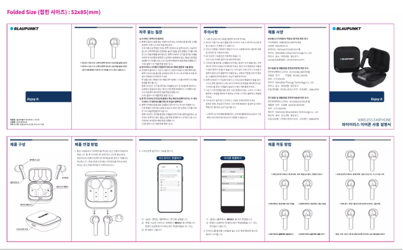 Page n°1 - Manuel utilisateur Blaupunkt AOZ-BE411