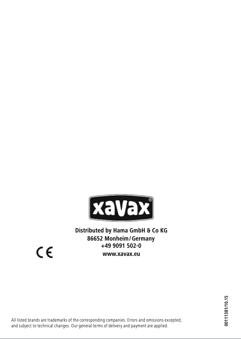 Image de la première page du manuel de l'appareil 00111381