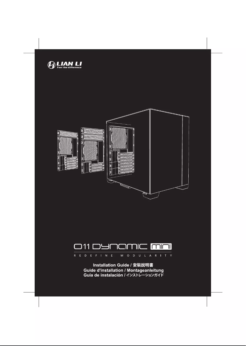 Page n°1 - Manuel utilisateur Lian Li O11-Dynamic Mini