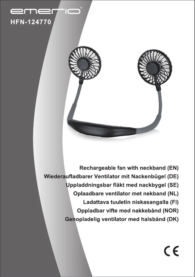 Page 1 de la notice Manuel utilisateur Emerio HFN-124770