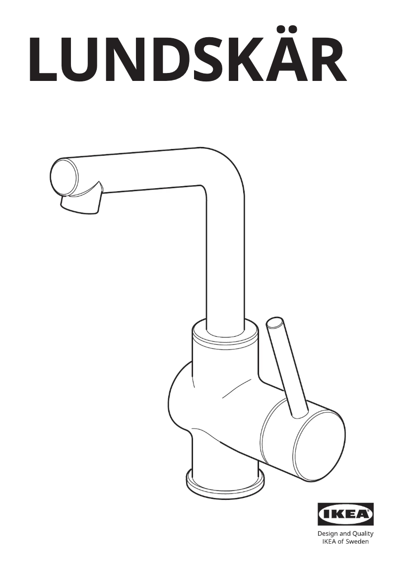 Página 1 del manual Manual de usuario Ikea LUNDSKÄR 005.326.16