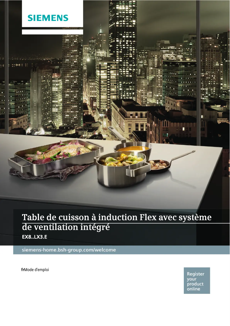 Image de la première page du manuel de l'appareil iQ700 EX807LX36E