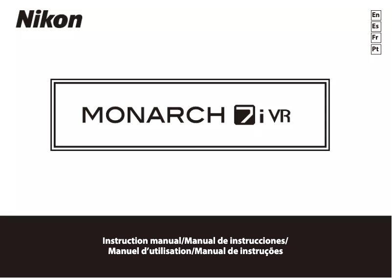 Page 1 de la notice Manuel utilisateur Nikon Monarch 7i VR