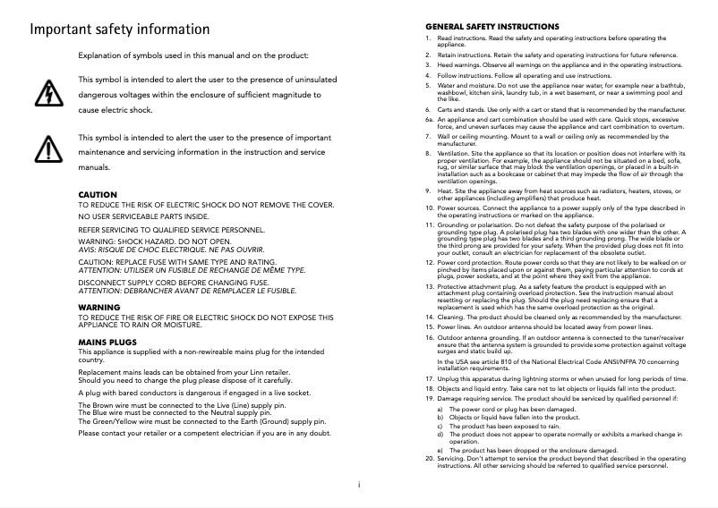 Image de la première page du manuel de l'appareil Pekin