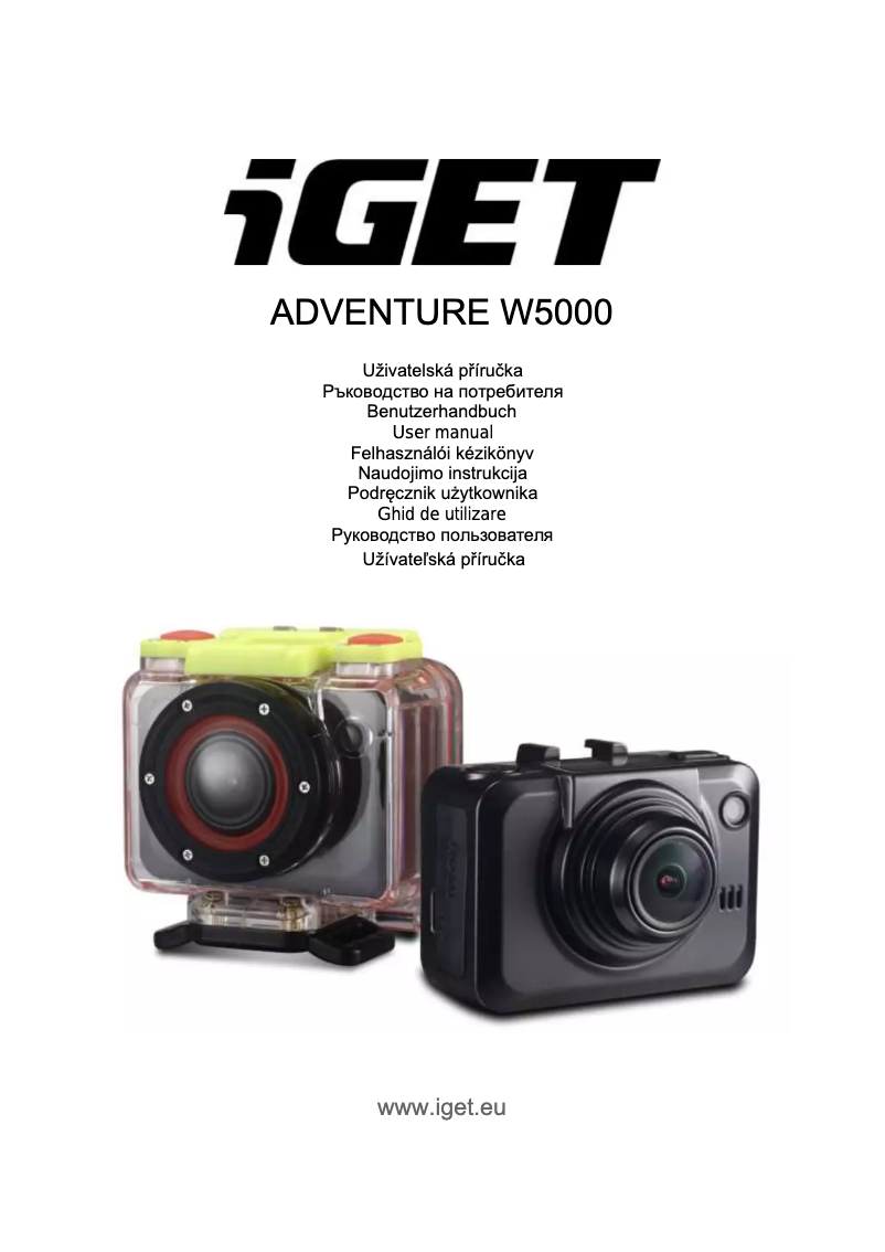 Page n°1 - Manuel utilisateur iGET ADVENTURE W5000 FHD
