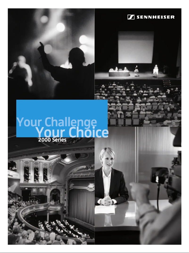 Página 1 del manual Folleto Sennheiser SKP 2000