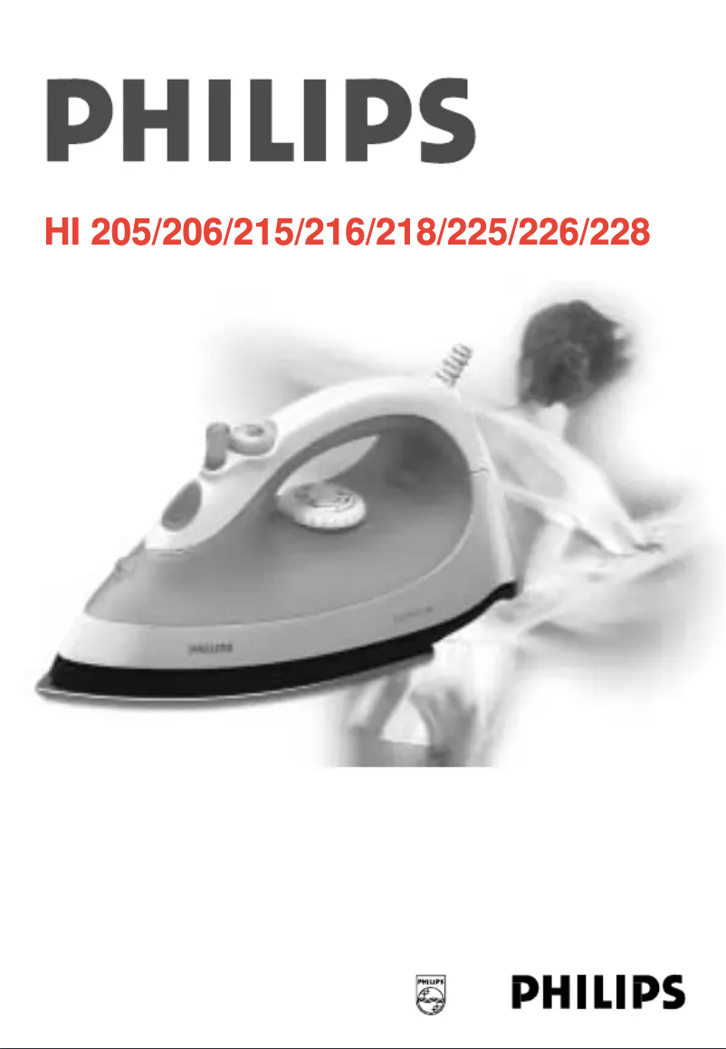 Page n°1 - Manuel utilisateur Philips Comfort Hi206