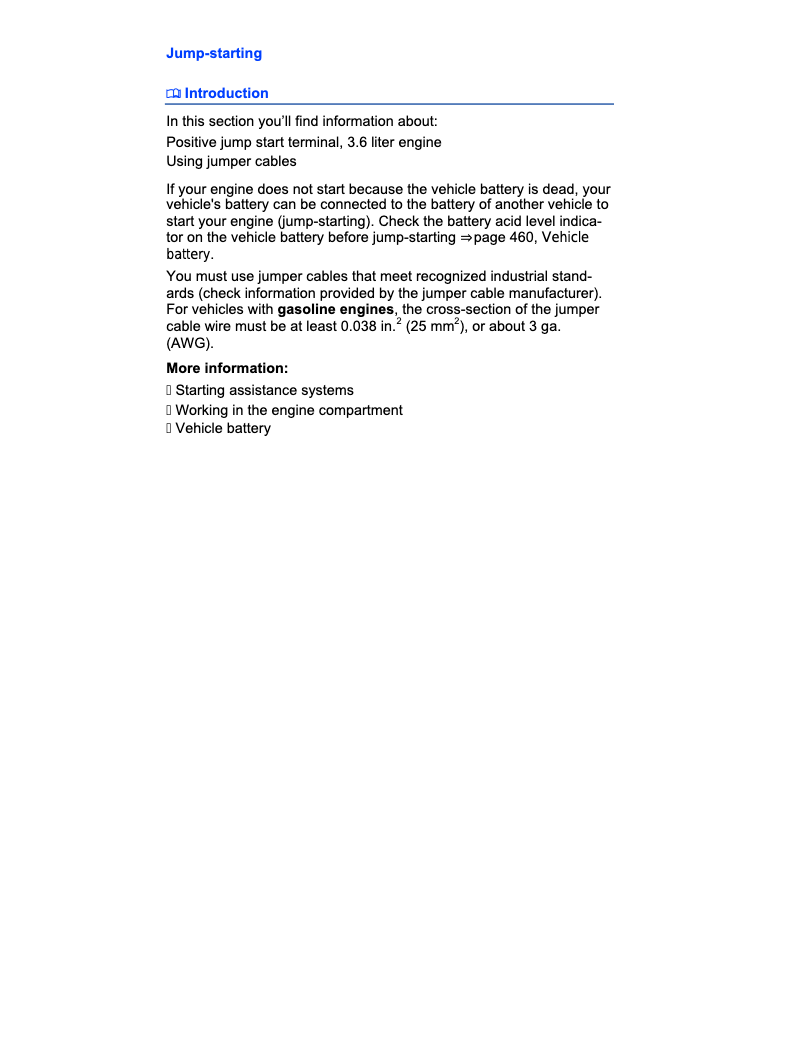 Page 1 of the manual User Manual Volkswagen CC (2015)