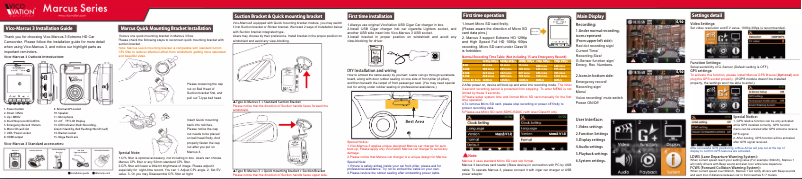 Image de la première page du manuel de l'appareil Marcus 1