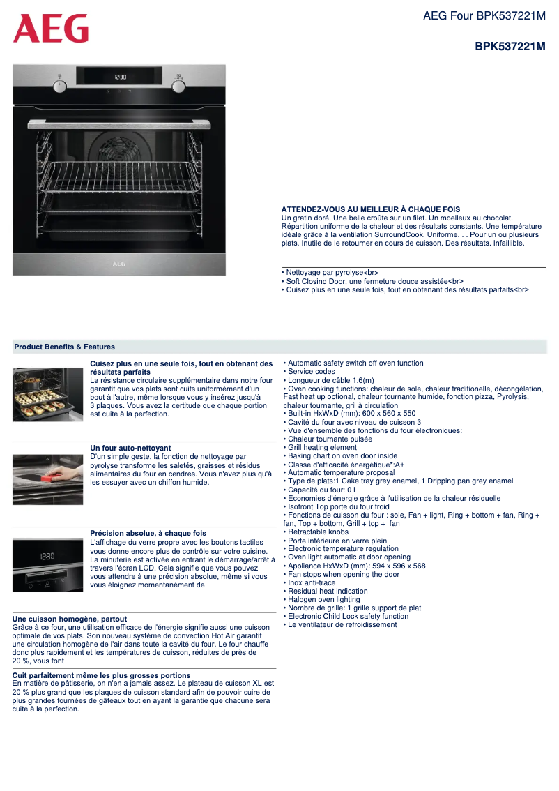 Imagen de la primera página del manual del dispositivo BPK 537221 M