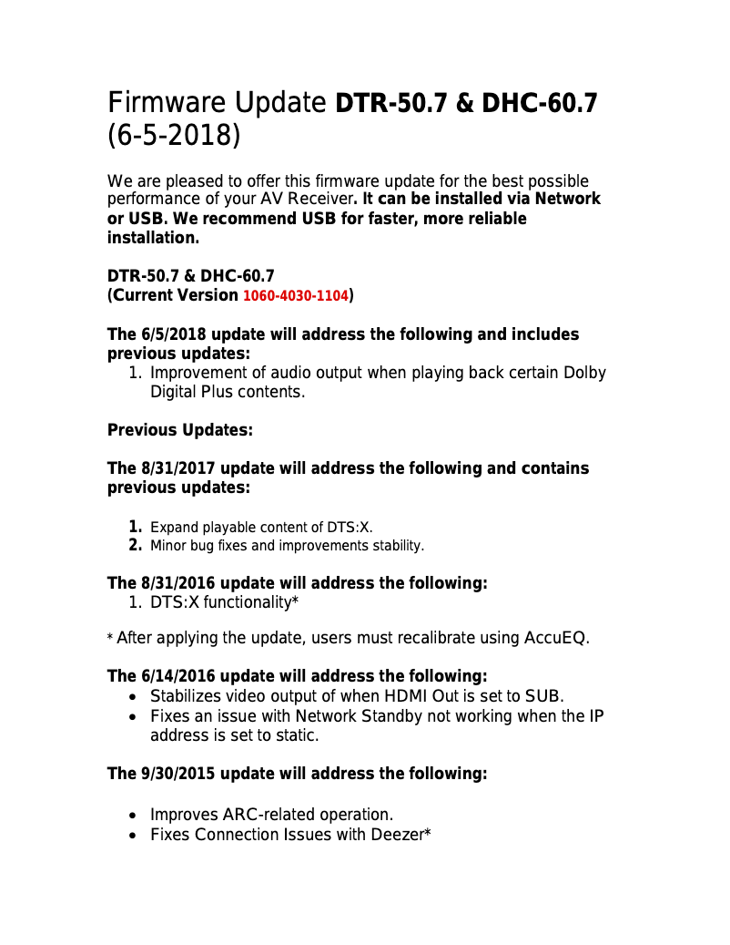 Page 1 de la notice Instructions / montage Integra DHC-60.7