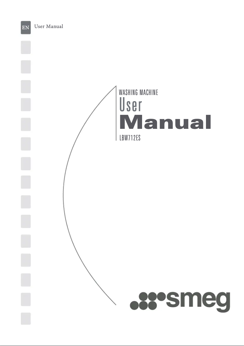 Image de la première page du manuel de l'appareil LBW712ES